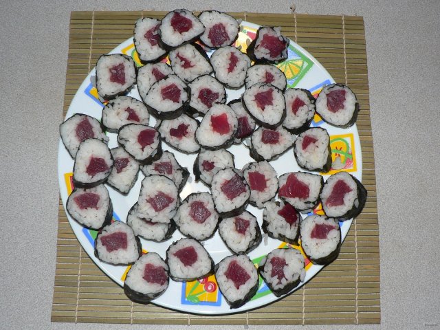 30- Pascale nous a fait des sushis 